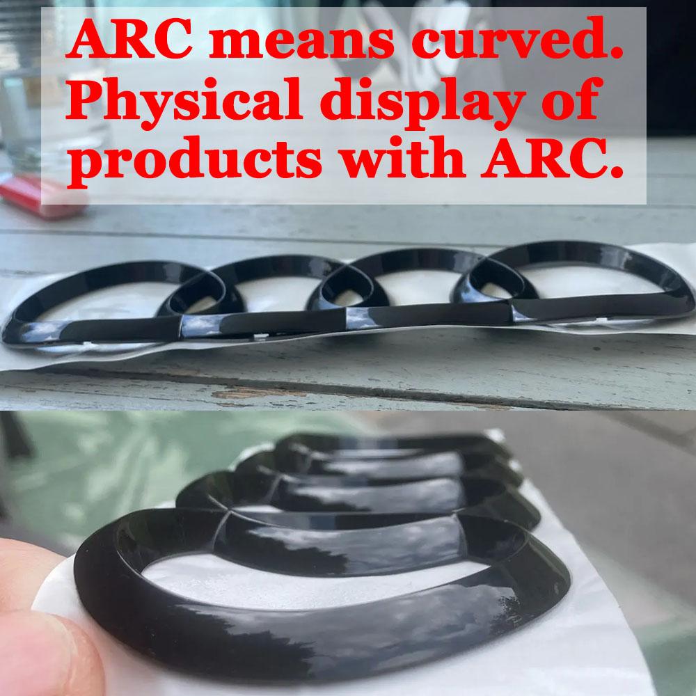3D ABS 4Ring Logo Car Hood Front Grille Rear Trunk Badge Accessories For Audi A1 A2 A3 A4 A5 A6 A7 A8 S Qyttro Sline RS Q2 Q3 TT