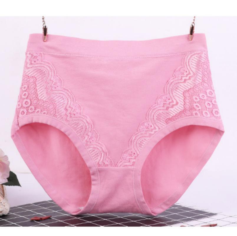 High Waist  cotton Briefs Panties Briefs Cotton Large Plus Size Lingeries Middle-aged Women Underpants Briefs High Waist Plus Size