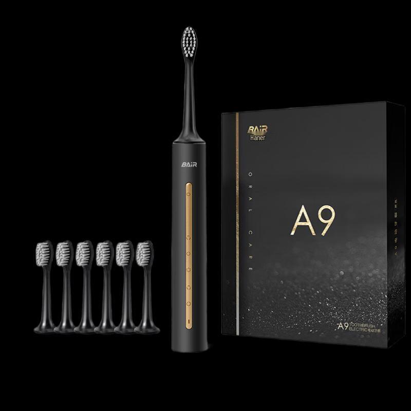 Byr A9 Luxury Sonic Electric Toothbrush with 6 Brush Heads