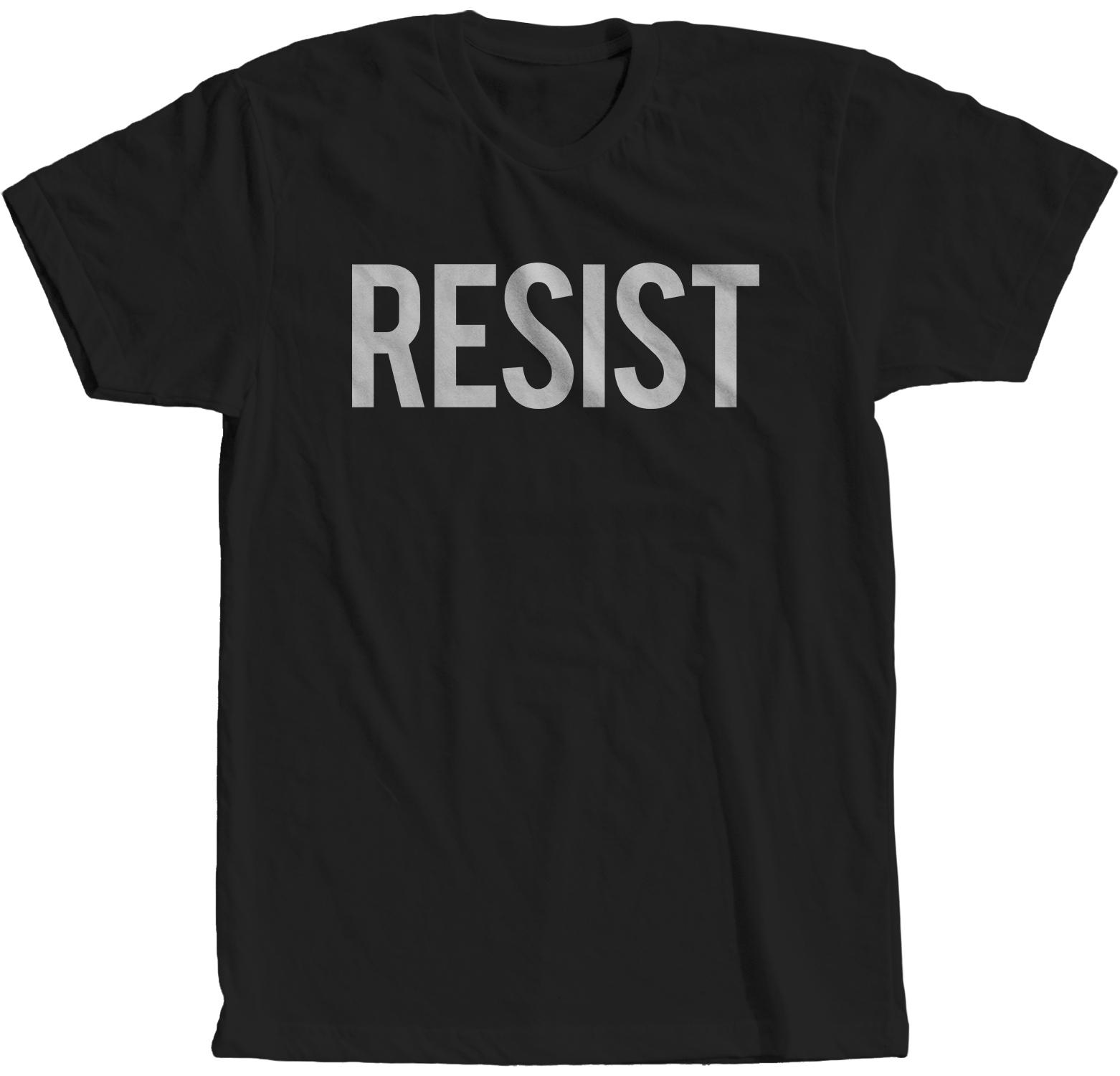 

Resist T-Shirt Revolution History Dem Rep Political Protest USA Flag BLM Civil M