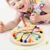 Kind Seilknoten Sensorisches Soziales Brettspiel Logische Denkherausforderung Bunte Verdrehte Verbundene Linie Gehirnstrategie Lustiges Tischspiel