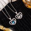 Pearl Necklace Crystal Heart Necklace Fashion Korean Wave Shiny Clavicle Chain Necklace Women Trending Party Gifts 25