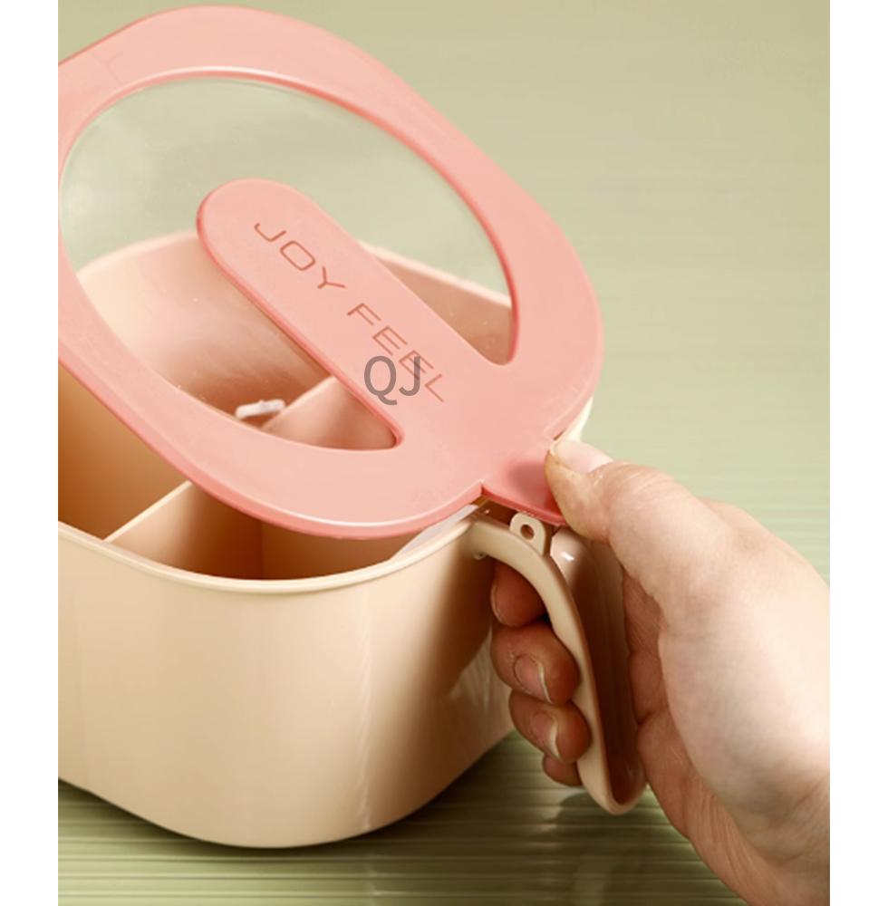 Seasoning Combination Set  Kitchen Four Compartment Integrated Seasoning Jar  Household Seasoning Box with Lid Storage