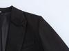 2024 Winter Women's European & American Style Lace-up Loose Suit Jacket