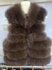 New fox fur vest women's young real fur whole leather light luxury Finnish fur vest
