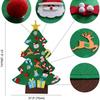 DIY Felt Christmas Tree Set with Ornaments for Kids, Xmas Gifts, New Year Door Wall Hanging Decorations