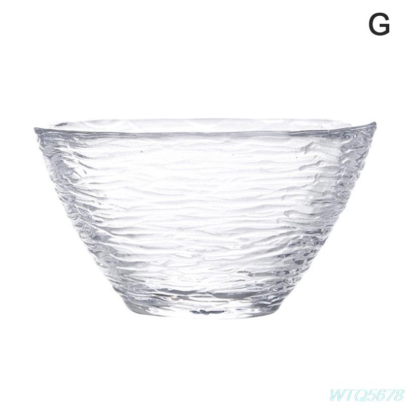 Japanese-style Handmade Hammered Glass Small Teacup Sake Cup Tea Glass Cup