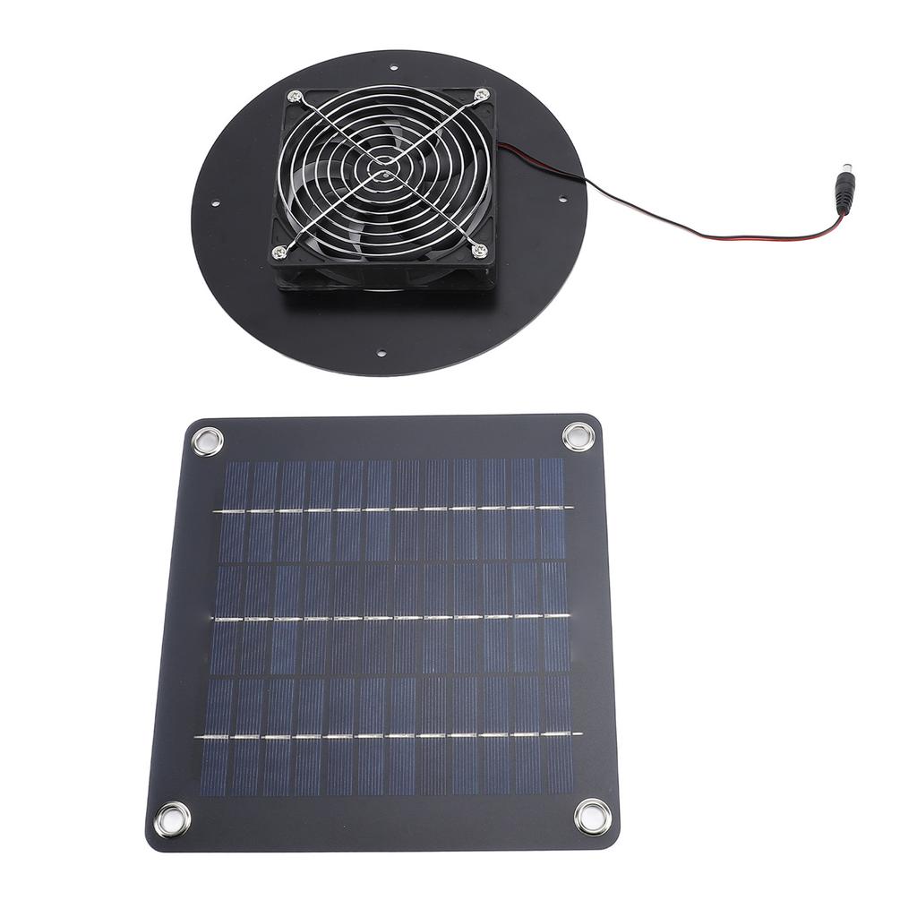 20W Solar Abluftventilator Vielseitig Hocheffizient Einkristall Solarbetrieben Lüfter für Wohnmobil Yacht