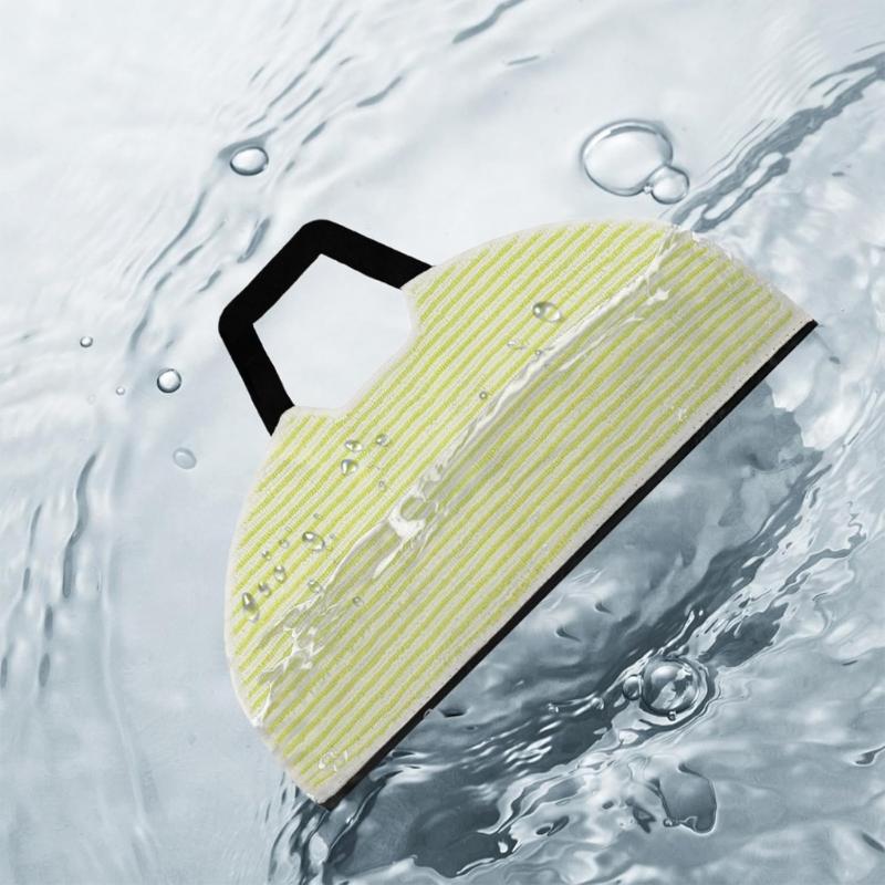 Set of 8 Mop Cloths Sweeping Robot Mop Cloth Sweeping Robot Replacement Part Fabric Texture Mopping Cloth for RV2610WD