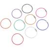 10 pezzi 1,5*150 mm portachiavi con anello circolare in acciaio inossidabile, attrezzi da esterno