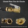 Premium Locking Air Chuck for Tires - 1/4 Inch NPT Heavy-Duty Brass, Quick Connect to Compressors and Inflators - 250 PSI