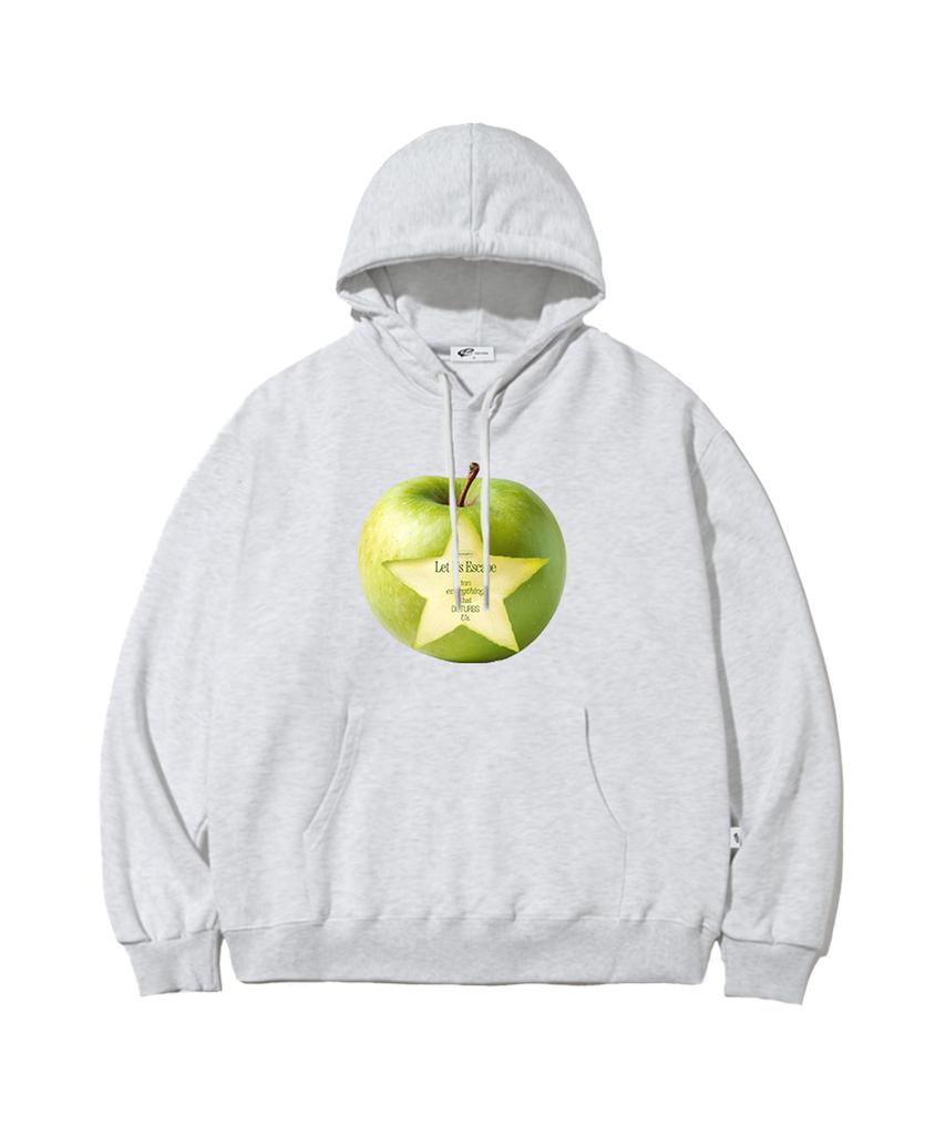 Let'S Apple Print Hoodie [4 Colors]
