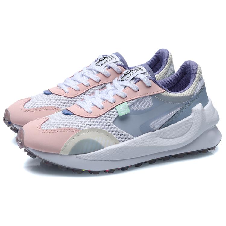 Li Ning Comfortable Textile, Synthetic Leather Cushioning Slip Resistant Abrasion Resistant Lightweight Low Top AGCR034-3