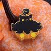 Adorable Cartoon Owl Enamel Brooch Unique Creative Halloween Badge For Fashion Lovers