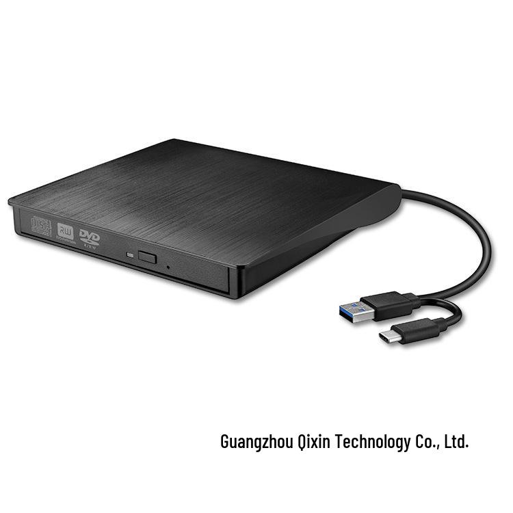 

Dual-Head USB-C & USB3.0 External DVD/CD Burner for Laptops