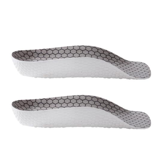 Inner Heightening Insole 2-4cm Lift Pads Soft Cushioned & Breathable with Odor Control, Non-Slip Design 3/4 Length Invisible Lift Pads for Sneakers &