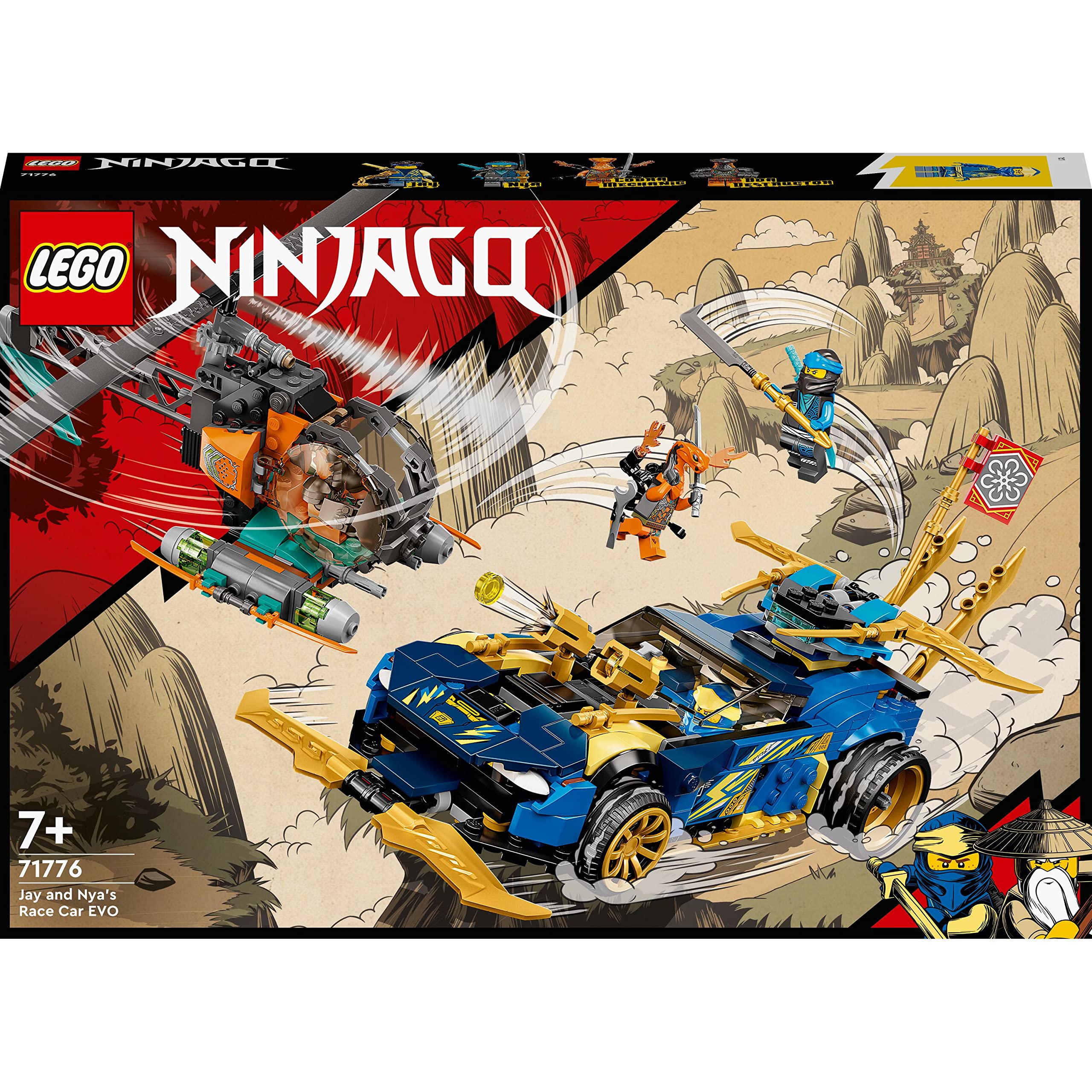 

LEGO Ninjago Гоночная машина ниндзя Джея и Нии EVO 71776