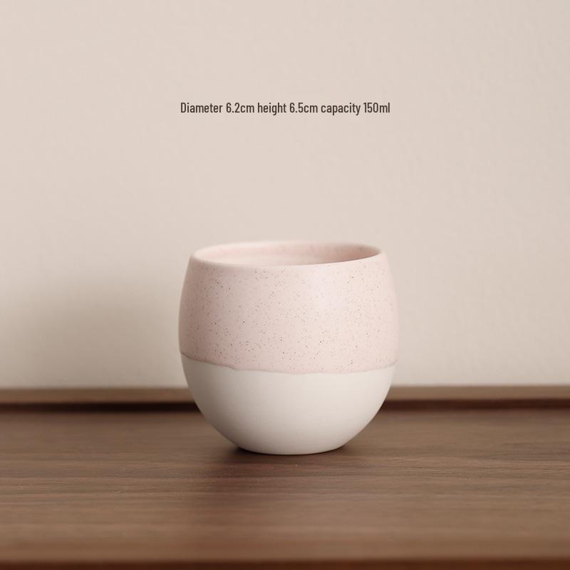 Japanese Ceramic Teacup - Retro Kiln-Glazed Pottery for Tea or Coffee