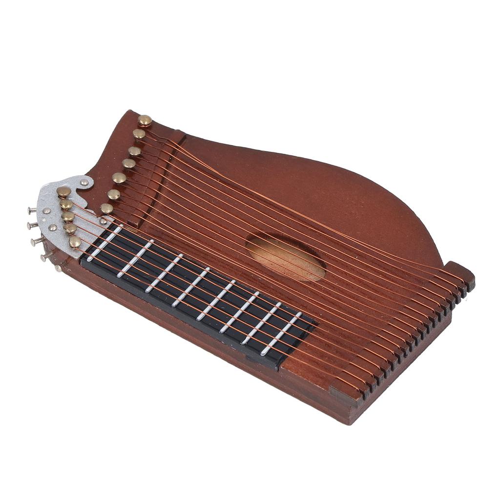 Guzheng Modell Holz Miniatur Guzheng Musikinstrument Modell Display für Heimdekoration