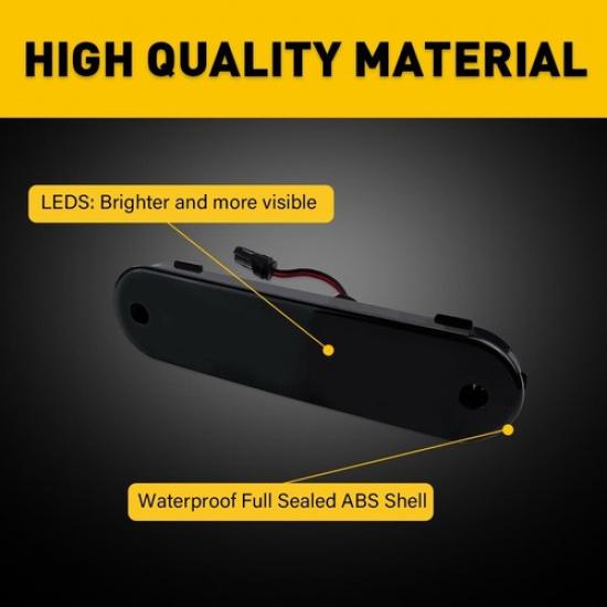 For 1990-2005 Mazda MX-5 Miata FrontRear Side LED Marker Light Lamp Smoked Lens