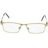 Unisex Blue Light Blocking Reading Glasses Metal Portable Elderly Presbyopic Glasses Bronze