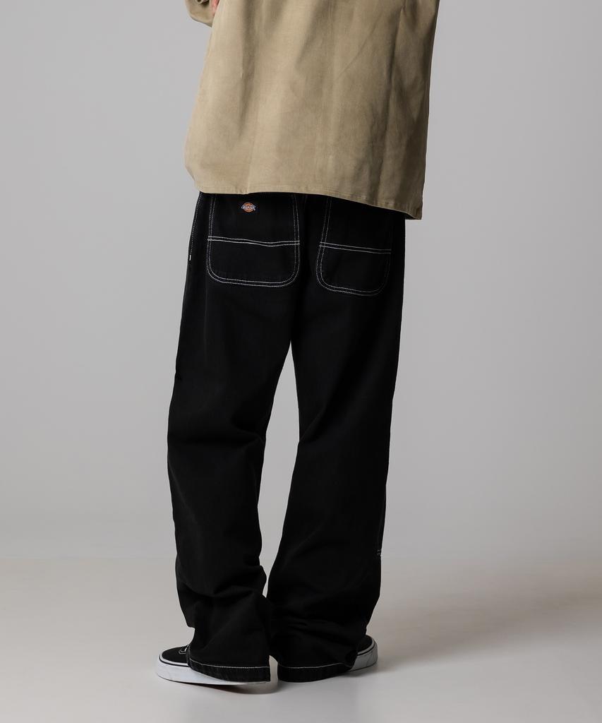 DICKIES Double Knee 85283 Loose Fit Denim Pants Black