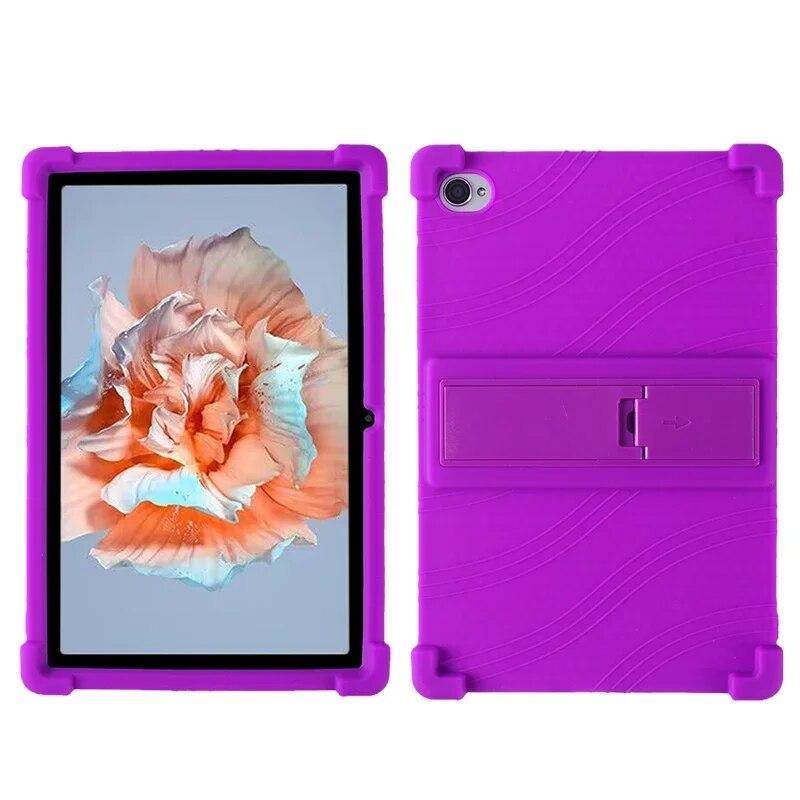 4 Thicken Cornors Soft Silicon Cover with Kickstand For Blackview Tab 15 Pro Case 10.5" Tablet PC Shockproof Protector Funda