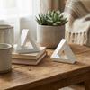 Minimal White Impossible Triangle Ornament Triangle Optical Paradox Craft Decor  Novelty Gift