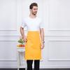 Waterproof Half Apron with Adjustable Straps And Pocket Polyester Cooking Kitchen Cooking Workwear Apron Stain Resistant