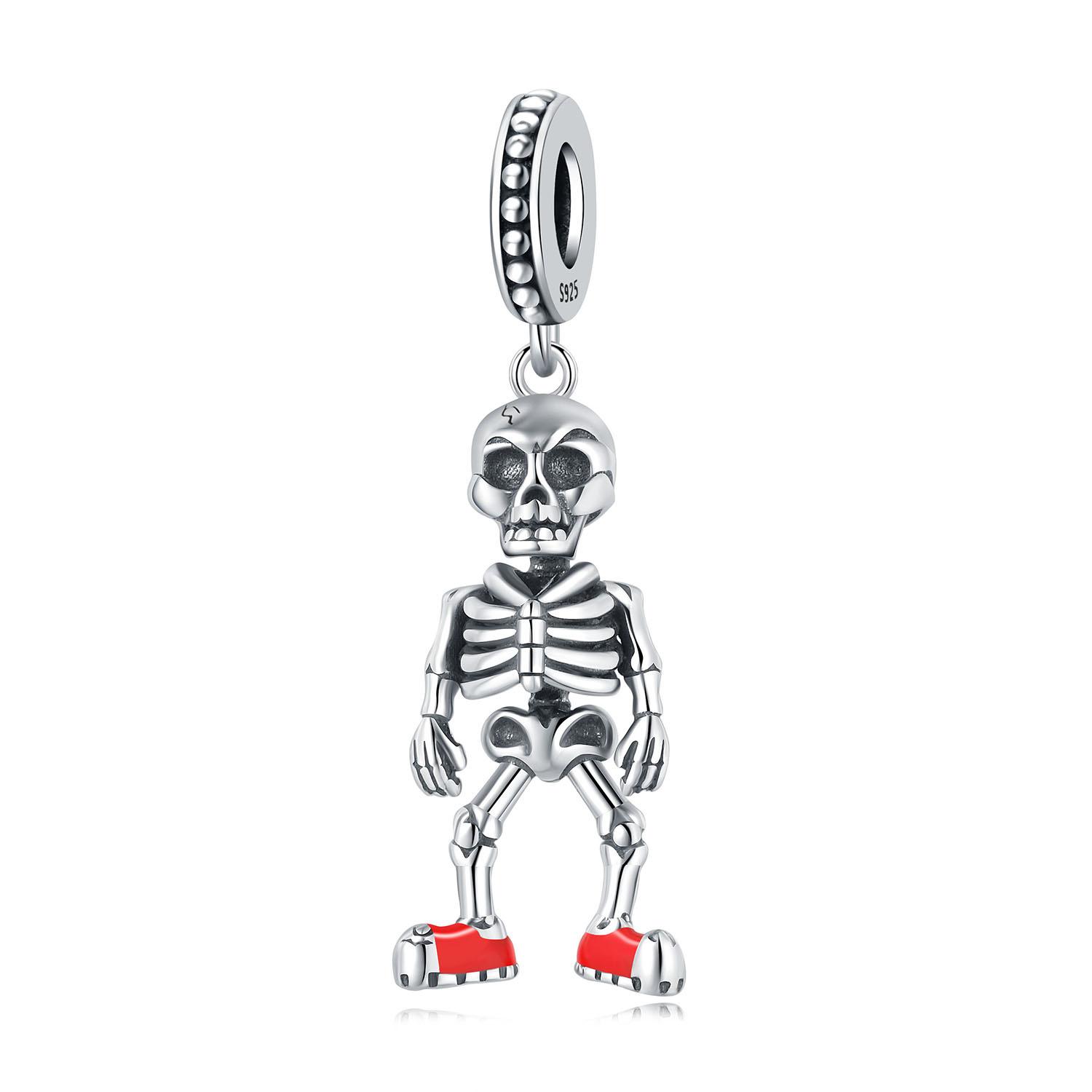 

Copper Cool Skeleton Charms Beads Pendant For Jewelry Making For Original Fine Bracelet Necklaces Diy Accessory