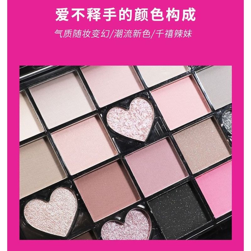 Biya - Y2K Mix and Match Lidschattenpalette mit 20 Farben - 2 Typen