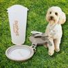 3-in-1 Travel Bottle for Dogs, Water and Food Container, Foldable Bowl