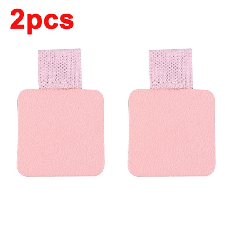 Tragbarer Stiftclip PU-Leder Stifthalter Selbstklebend Bleistift Elastikschlaufe Abdeckring für Notizbuch Journal Klemmbrett