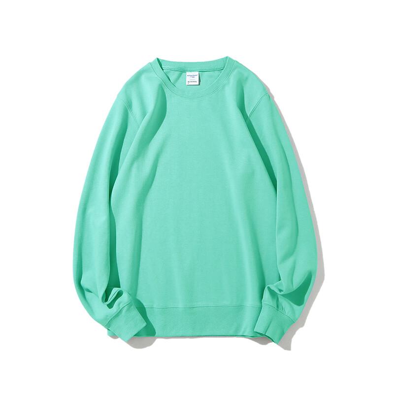 Qishuo Women's Basic Round Neck Sweatshirt