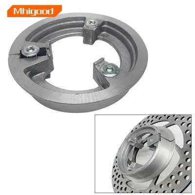 110mm Motorcycle Rear Drum Brake Disc Brake 70mm Hole Conversion Tightening Ring for 220mm Disc Electric Scooter E-bike Moped
