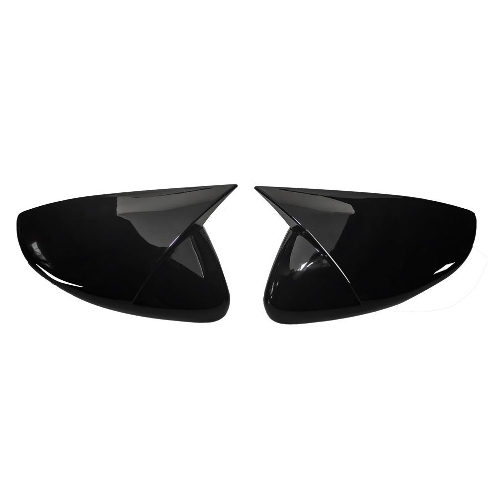 For Peugeot 208 2008 2012-2018 Citroen C3 2016 To 2020 2x Car Sticker Rearview Side Mirror Cover Wing Cap Exterior Case Trim ABS