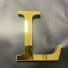 10cm Gold 26 English Letters DIY 3D Mirror Acrylic Wall Stickers, Home Retro Wall Art Decor For Party Wedding Christmas