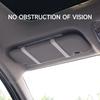 HD Car Makeup Mirror with LED Ultra ThinThree Light Modes Adjustment Rechargeable Car Interior Rear Vanity Mirror Car Interior