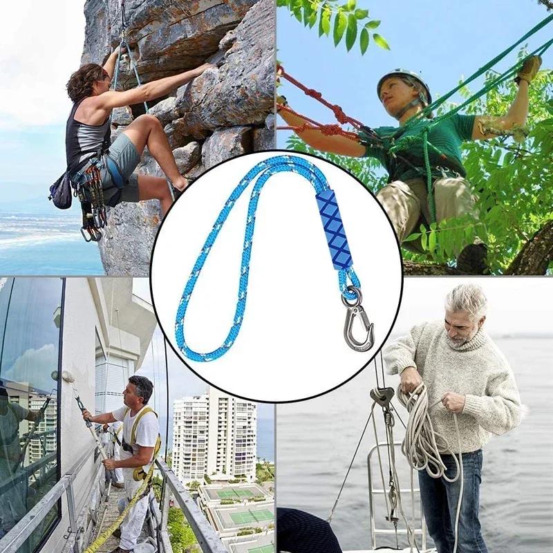 Heavy Duty Hook Tree Swing Rope Hammock Hanging Strap Kit for Indoor Outdoor Swing Hammock Hanging Seat Bubble Chair 120cm