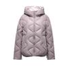 Chaqueta de Plumón con Capucha para Mujer Abrigo de Invierno Holgado Corto Acolchado de Algodón Cálido