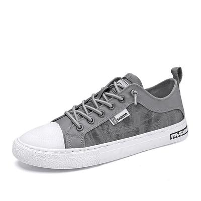 Mode Lässige Sneakers Schnürschuhe Herrenschuhe Atmungsaktive Canvasschuhe Outdoor Jogging Sportschuhe Street Board Schuhe Wanderschuhe