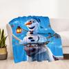 Winter Snowman Adventure Blanket Soft Warm Cozy Suitable for Seaside Chair Couch Four Seasons Universal Warmthful Decor
