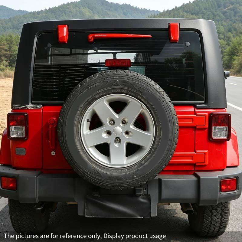  ABS Engine Hood Air Intake Decoration Door Handle Shell Cover Tailgate Glass Hinge Stickers For Jeep Wrangler JK 2007-2017 Interior Accessories
