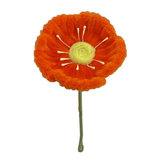 

Finished Pipe Cleaner Flower Handmade Chenille Stem Fake Flower Craft Gifts for Women Mother Wife Valentine s Day Birthday Wedding Home Decor оранжевый