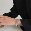 Korean Style Geometric String of Hearts Bracelet for Women – Retro, Simple, and Trendy Jewelry Piece