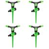Rotary Sprinklers 4 Pcs Green and Black 16x13.5x25.5 Cm ABS and PP