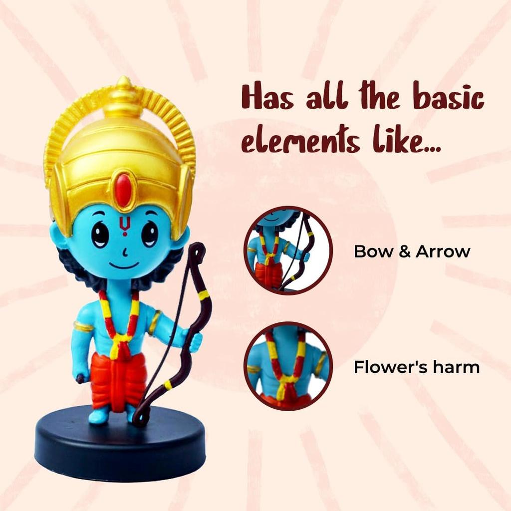 BUDDYZ Bobblehead Shree Ram