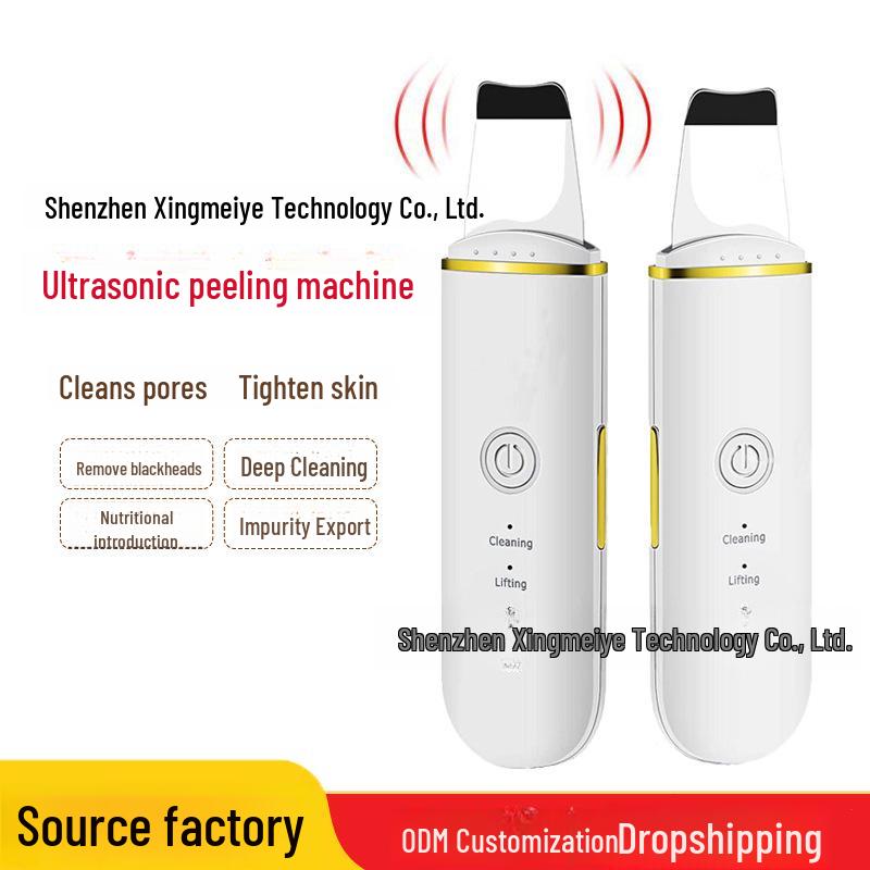 

Ultrasonic Skin Scraper & Pore Cleaner Facial Cleanser White