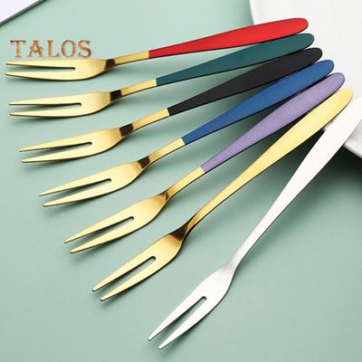 Fruit Fork Non-slip Picking Food Stainless Steel Practical Food Grade Snack Fork Kitchen Tools
