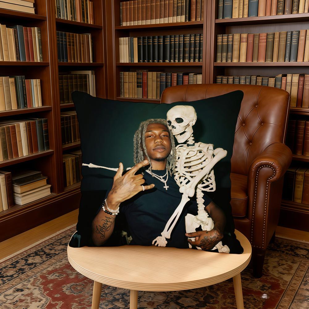 DDestroy Lonely Rapper Cushion Cover Home Office Birthday Anniversary Gifts Soft Skin Friendly Cushion Cover